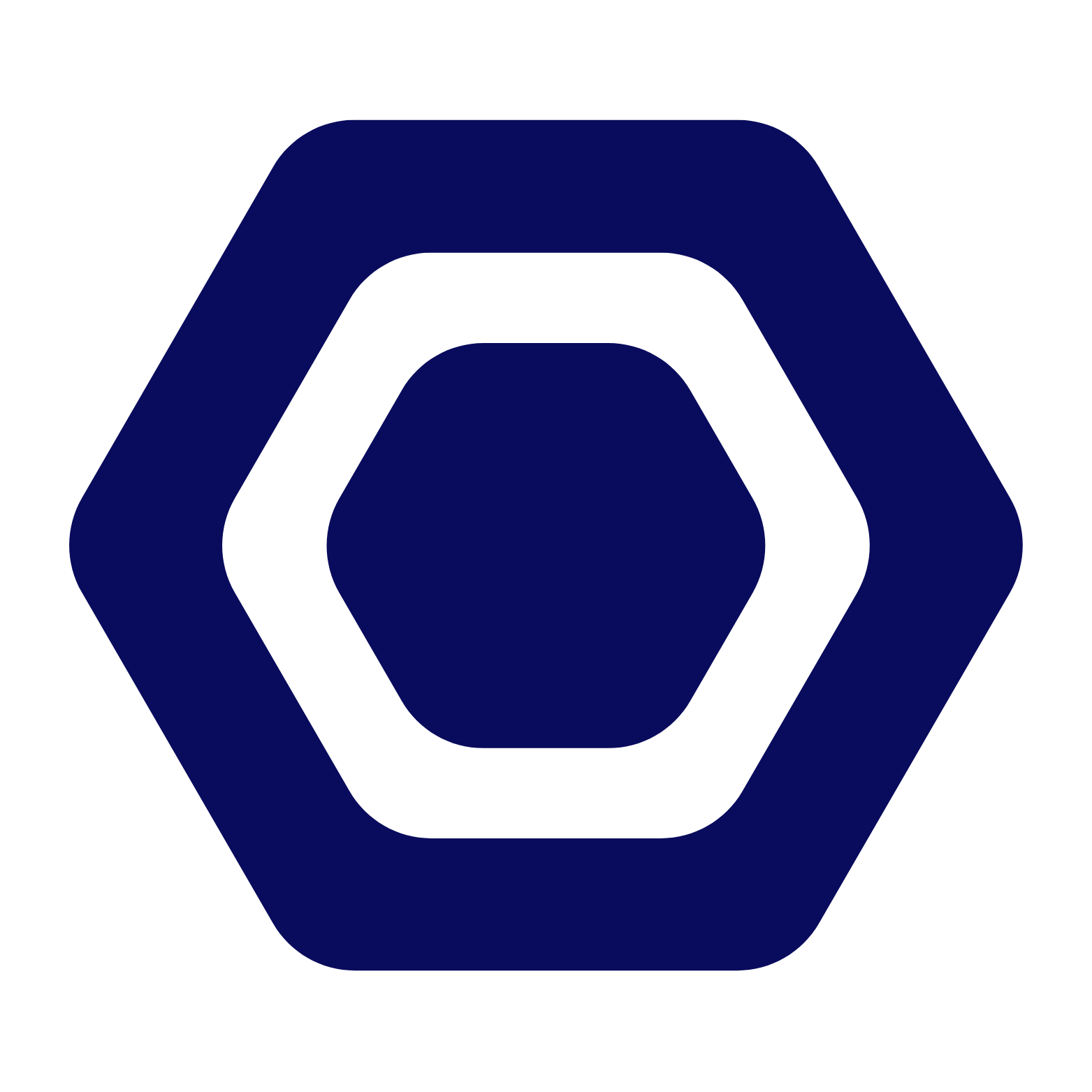 Blue Icon - White Background